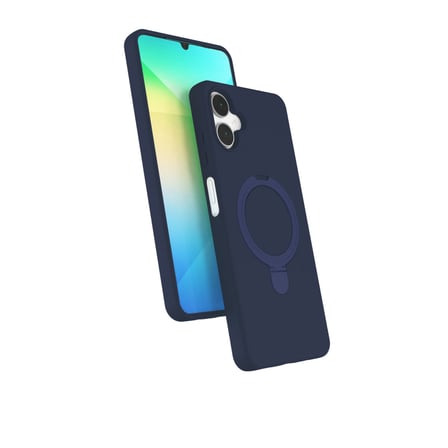 Bez Galaxy A06 Regal Magsafe Standlı Kapak - Lacivert Najmaddin