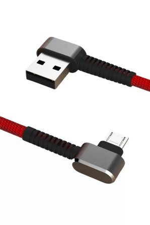Sh Konfulon S73 Micro Usb Kablo 1m 2.1a - Kırmızı Najmaddin
