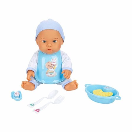 Ticaret 030021 NessiWorld Yemek Zamanı Sesli Bebek Seti 35 cm / +3 yaş Najmaddin