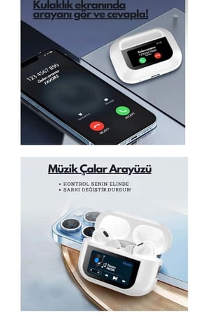 Bez ANC + Ambient Sound Ekranlı TWS Kulaklık Najmaddin
