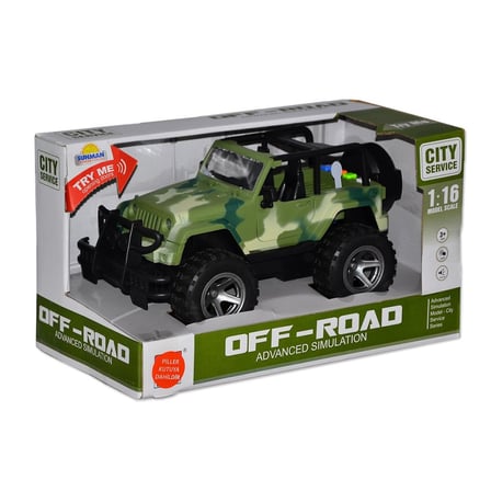 Ticaret  10390 1:16 Sesli ve Işıklı Jeep Najmaddin