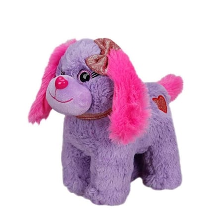 Ticaret Peluş Köpek Oturan Renkli 25 Cm 1 Adet Fiyatıdır Najmaddin