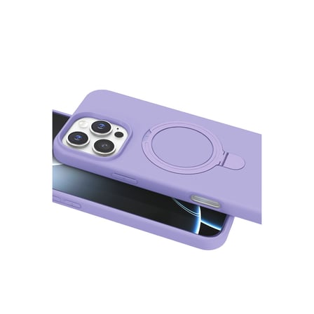 Bez iPhone 16 Pro Max Regal Magsafe Standlı Kapak - Lila Najmaddin
