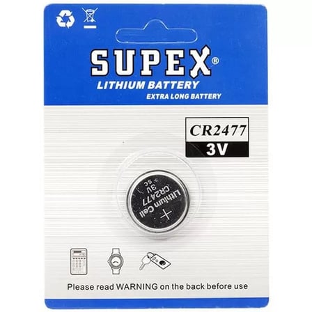 Sh Supex Cr2477 3 Volt Lityum Pil Tekli Najmaddin