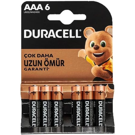 Sh Duracell Basic İnce Aaa Kalem Pil 6'lı Najmaddin
