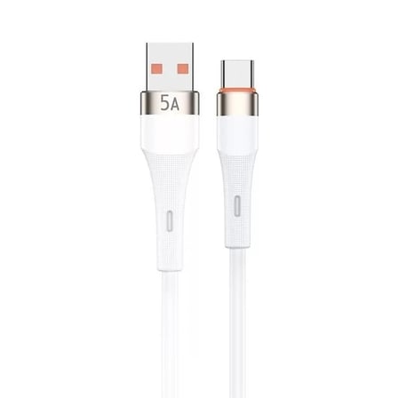 Sh Powerway Hc05 Örgülü 5 Amper Usb To Type- C 1 Metre Şarj Data Kablosu Najmaddin