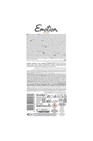 Tedar 3 Adet Emotion Bliss Kadın Vegan Deodorant 150 Ml Hızlı Kurur , Leke Bırakmaz Najmaddin