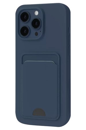 Sh Newface Apple İphone 16 Pro Max Kılıf Kelvin Kartvizitli Silikon - Lacivert Najmaddin