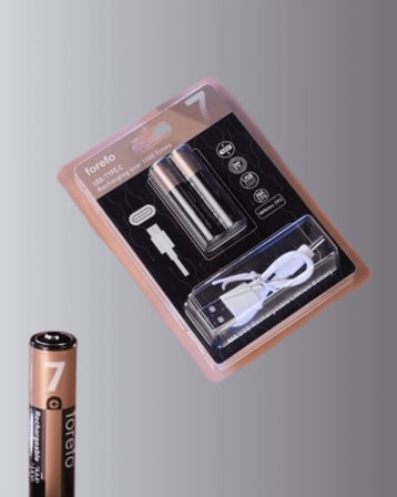 Çe Usb Type-C Şarjlı Aaa Lityum Pil 1000+ Şarj Döngüsü Najmaddin