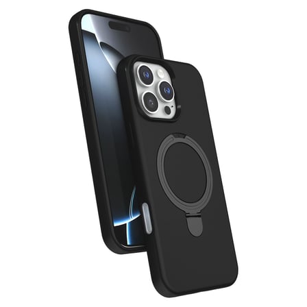 Bez iPhone 16 Pro Regal Magsafe Standlı Kapak - Siyah Najmaddin