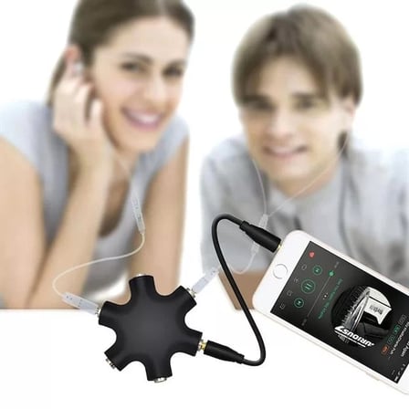 Sh Powermaster Pm-24172 6'lı 3.5mm Stereo Aux Çoklayıcı Najmaddin
