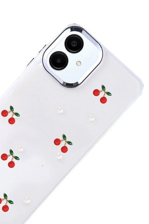 Mey Mey İthalat  Samsung Galaxy A07 4G Fiyonk Desenli Kapak - Desen 9 Najmaddin