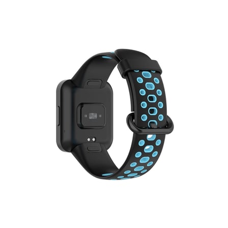 MEPA Najmaddin Xiaomi Redmi Watch 2 Spor Delikli Kordon - Siyah-mavi Najmaddin