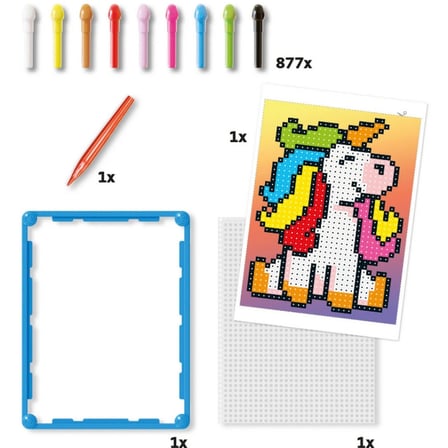 Ticaret Pixel Sanatı Unicorn 877 Parça Najmaddin