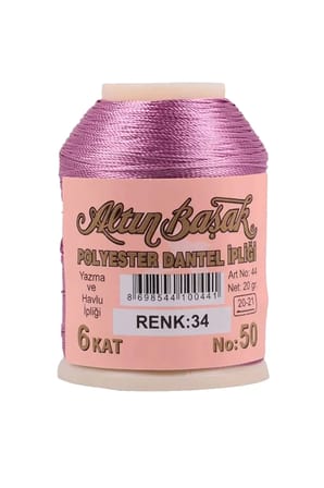 Tedar Altınbaşak Oya ve Dantel İpi 20 gr - Royaleks - No: 034 Najmaddin