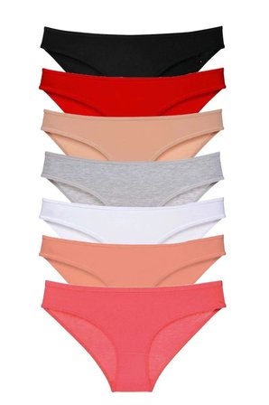 Tedar 7 adet Süper Eko Set Likralı Kadın Slip Külot Set 2 Najmaddin