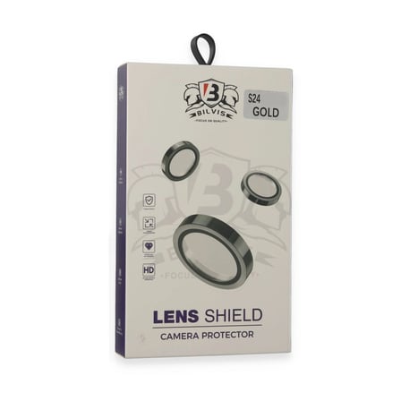 Tedar Samsung Uyumlu Galaxy S24 Bilvis Titan Kamera Lens - Gold Najmaddin