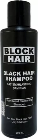 Sh Block Hair Saç Koyulaştırıcı Siyahlaştırıcı Bakım Şampuanı 200ml Najmaddin