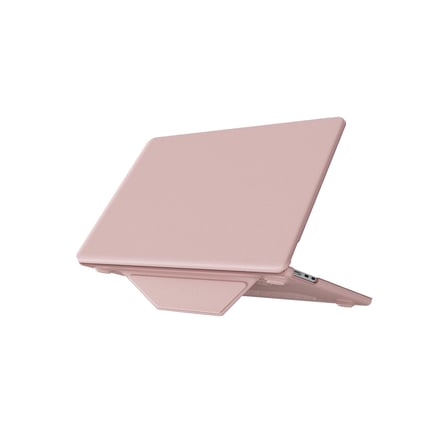 Bez Macbook Air 15 2024 Macbook Deri Kapak - Pembe Najmaddin