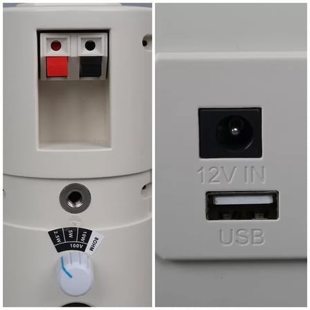 Sh Magicvoice Mv-16 7.5 Cm 30 Watt Komütatörlü Hat Trafolu Beyaz Sütun Hoparlör (2'li Takım) Najmaddin