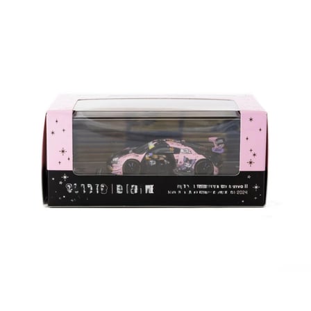 Ticaret 1/64 MODEL ARAÇ R8 LMS GT3 evo II Macau GT Cup - FIA GT World Cup 2024 #10 with Tarmac Cards Combo Set Najmaddin