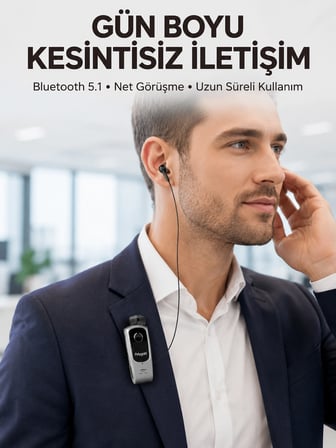 Mey Mey İthalat Çift Telefon Bağlantılı Eller Serbest Bluetooth Kulaklık Najmaddin