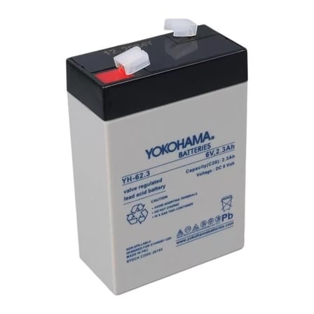 Sh Yokohama Yh-62.3 6 Volt - 2.3 Amper Akü (90x43x38 Mm) Najmaddin