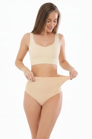 Beru Yüksek Bel Slip Korse  Kadın Ak4202 Najmaddin