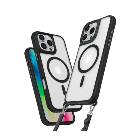 Bez iPhone 16 Pro Max Kılıf Enka Magsafe Silikon Kılıf - Siyah Najmaddin