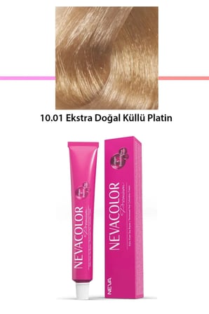 Tedar Premium 10.01 Ekstra Doğal Küllü Platin - Kalıcı Krem Saç Boyası 50 g Tüp Najmaddin