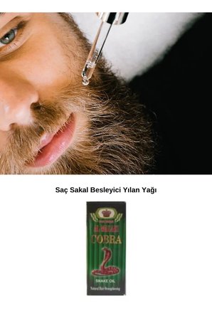 Tedar Kobra Saç ve Sakal Besleyici Gürleştirici Yılan Yağı 70ml Najmaddin