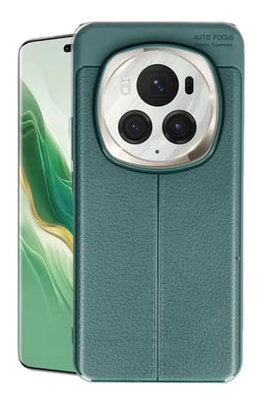 Sh Newface Huawei Honor Magic 6 Pro Kılıf Auto Focus Kapak - Koyu Yeşil Najmaddin
