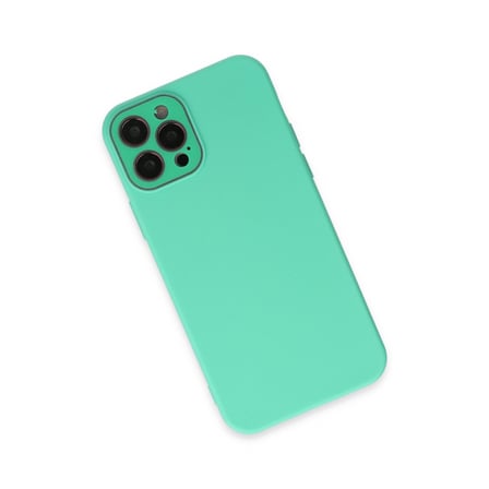 Bez iPhone 12 Pro Kılıf Lansman Glass Kapak - Turkuaz Najmaddin