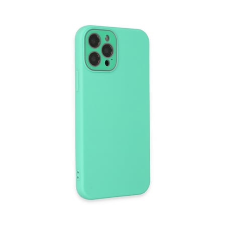 Bez iPhone 12 Pro Kılıf Lansman Glass Kapak - Turkuaz Najmaddin