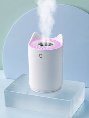 Mey Mey İthalat Hava Nemlendirici Ultrasonik Aroma Difüzör 7 Renk LED Işıklı Gece Lambası Najmaddin