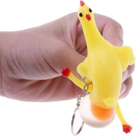 Squishy Yumurtlayan Tavuk Anahtarlık Najmaddin