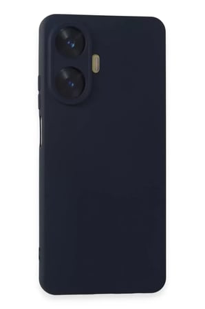 Sh Newface Realme C55 Kılıf Nano İçi Kadife Silikon - Lacivert Najmaddin