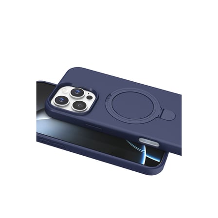 Bez iPhone 16 Pro Max Regal Magsafe Standlı Kapak - Lacivert Najmaddin