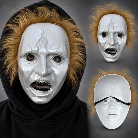 MEPA Najmaddin Kahve Saçlı Michael Myers Plastik Karakter Maskesi Najmaddin