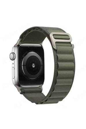 Mark Newface Apple Watch 38mm Mountain Kordon - Yeşil Najmaddin