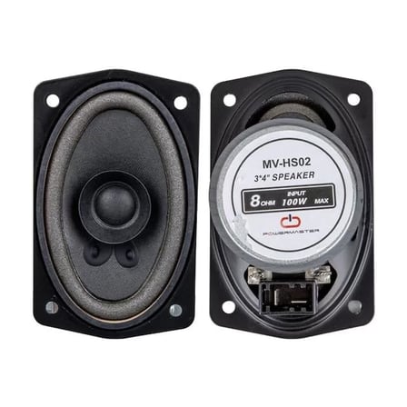 Sh Magicvoice Mv-hs02 3x4'' 7.5x10 Cm 8 Ohm Max 100 Watt Oval Oto Hoparlör Najmaddin