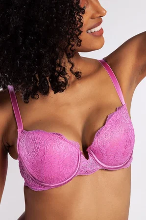 Beru G.colors Balconette Foam Push Up Bra, Koyu Pembe Konforlu Ve Şık Sütyen Najmaddin