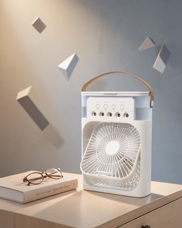 Çe Mini 3 İşlevli Fan 500ml Nemlendirici Najmaddin