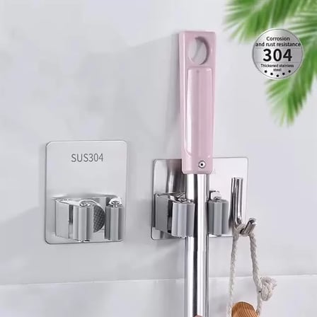 Sh Sunup Sn-26354 Kancalı Duvara Monte Süpürgee-paspas Tutucu Najmaddin