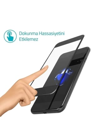 Tedar Iphone 7 PLUS Uyumlu 9d Tam Kaplayan Parmak Izi Bırakmayan Ekran Koruyucu Film Najmaddin