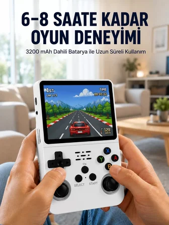 Hepsi 64 GB Retro Oyun Konsolu – Çoklu Emülatör Desteği Linux Tabanlı Açık Sistem Yeni Nesil Najmaddin