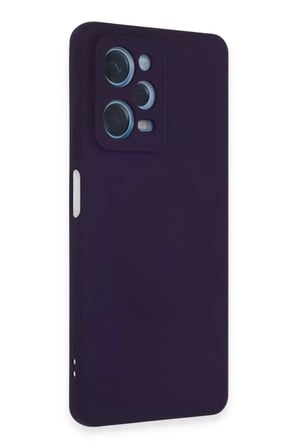 Mey Mey İthalat   Redmi Note 12 Pro 5G Kılıf Nano içi Kadife Silikon - Mor Najmaddin