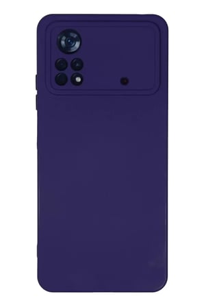 Sh Newface Xiaomi Poco X4 Pro 5g Kılıf Nano İçi Kadife Silikon - Mor Najmaddin