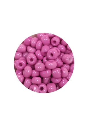 Tedar Dökme Cam Kum Boncuk Büyük Boy (6/0) 4 mm - 20 Gram - Eflatun - BNC085 Najmaddin