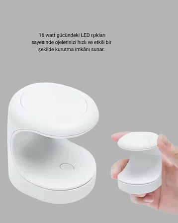Hepsi Tırnak Matkabı ve LED Oje Kurutucu 2’li Profesyonel Bakım Seti Yeni Nesil Najmaddin